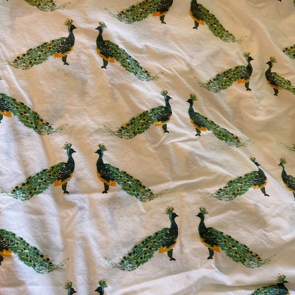 Opalhouse Bedding Opal House Target King Fitted Sheet Peacock